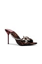 view 2 of 5 Soire-O Sandal in Tan Cheetah Satin Silver
