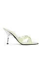 view 1 of 5 Symone Sandal in Light Green Croco Silver