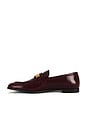 view 5 of 5 Loafed Loafer in Wine & Gold