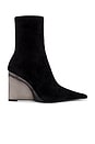 view 1 of 5 Beth-ann Boot in Black Suede Combo