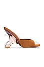 view 1 of 5 Mew-2 Mule in Tan Satin Combo
