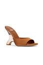 view 2 of 5 Mew-2 Mule in Tan Satin Combo