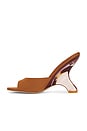 view 5 of 5 Mew-2 Mule in Tan Satin Combo