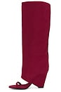 view 5 of 5 Shroud Boot in Wine Fabric Combo