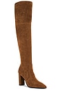 view 2 of 5 Marisah Over The Knee Boot in Rust
