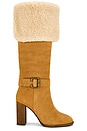 view 1 of 5 Nestle-F Boot in Yellow Crinkle & Beige