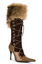 view 2 of 5 Verbier-F Boot in Brown Suede & Tan Combo