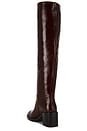 view 3 of 5 Vinyl Over The Knee Boot in Cognac