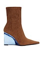 view 1 of 5 Beth-Ann Boot in Light Brown Suede Combo