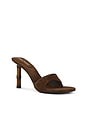 view 2 of 5 SANDALIA LINETTE in Brown Suede
