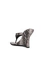 view 3 of 5 Romee Sandal in Grey Black Python