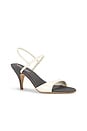view 2 of 5 Calla Sandal in White & Grey Combo