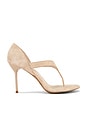 view 1 of 5 Rhian Sandal in Light Beige Suede