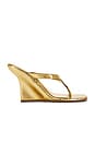 view 1 of 5 Romee Sandal in Gold Snake