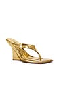 view 2 of 5 Romee Sandal in Gold Snake