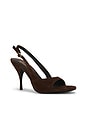 view 2 of 5 Triomphe Sandal in Brown Suede