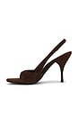 view 5 of 5 Triomphe Sandal in Brown Suede