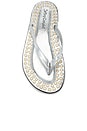 view 4 of 5 Katrina Strap Sandal in Silver & Gold