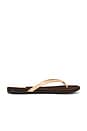view 1 of 5 Kierra Sandal in Beige & Brown Combo