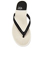 view 4 of 5 Kierra Sandal in Black & Cream Combo