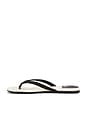 view 5 of 5 Kierra Sandal in Black & Cream Combo
