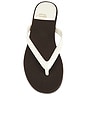 view 4 of 5 Kierra Sandal in Ivory & Brown Combo