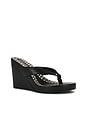 view 2 of 5 Liezel Strap Sandal in Black & Silver