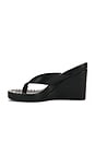 view 5 of 5 Liezel Strap Sandal in Black & Silver