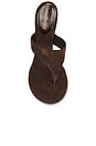 view 4 of 5 Marilla Sandal in Coffee Suede