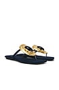 view 1 of 5 SANDALIA BAZAAR FLAT in Navy Suede Combo