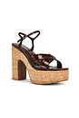 view 2 of 5 SANDALIA BIG TIME PLATFORM in Brown & Cork