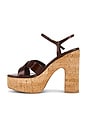 view 5 of 5 SANDALIA BIG TIME PLATFORM in Brown & Cork