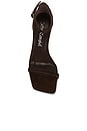 view 4 of 5 Fermi Wedge Sandal in Brown Suede
