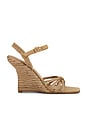 view 1 of 5 Harvester Wedge Sandal in Tan Jute