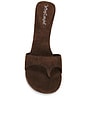 view 4 of 5 Linette Sandal in Espresso Suede