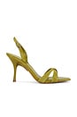view 1 of 5 SANDALIA MARIELLE in Chartreuse Suede