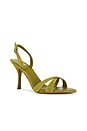 view 2 of 5 SANDALIA MARIELLE in Chartreuse Suede