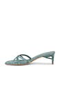 view 5 of 5 Nicoise Sandal in Teal Suede