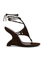 view 1 of 5 SANDALIA PACHOULI in Espresso Suede