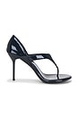 view 1 of 5 Rhian Sandal in Navy Patent
