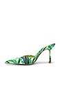 view 5 of 5 Robyn Mule Pump in Green Multi
