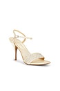 view 2 of 5 Saphi Sandal in Champagne Satin Combo