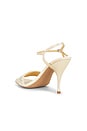 view 3 of 5 Saphi Sandal in Champagne Satin Combo