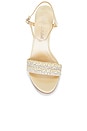 view 4 of 5 Saphi Sandal in Champagne Satin Combo