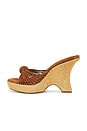 view 5 of 5 Shockweave Platform Sandal in Tan Suede Combo
