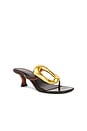 view 2 of 5 SANDALES LINQ-UP-J in Brown & Shiny Gold