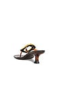 view 3 of 5 SANDALES LINQ-UP-J in Brown & Shiny Gold