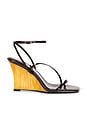 view 1 of 5 Topsail Wedge Sandal in Coffee Patent