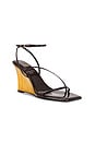 view 2 of 5 Topsail Wedge Sandal in Coffee Patent