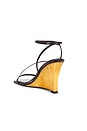 view 3 of 5 Topsail Wedge Sandal in Coffee Patent